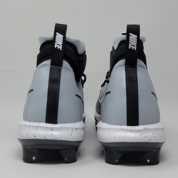 Nike Alpha Huarache NXT MCS Mid Baseball Cleats Gray Black DJ6519-003 Size 13 main image 4